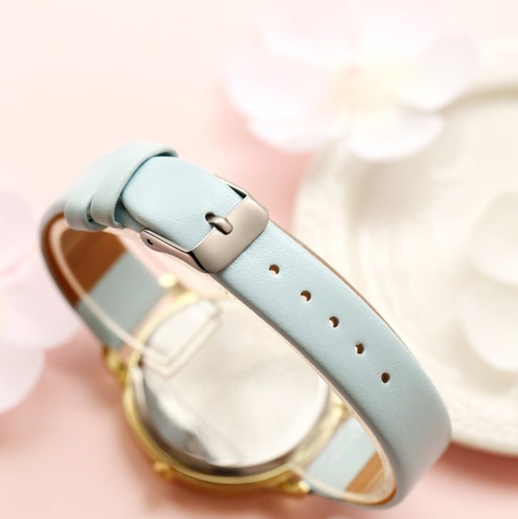 Fashion Leather Strap Rose Gold Women Watch - SunneySteveFashion Leather Strap Rose Gold Women WatchaccessoriesSunneySteveSunneySteveCJZBNSLX00061-Beige rose gold