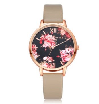 Fashion Leather Strap Rose Gold Women Watch - SunneySteveFashion Leather Strap Rose Gold Women WatchaccessoriesSunneySteveSunneySteveCJZBNSLX00061-Beige rose gold