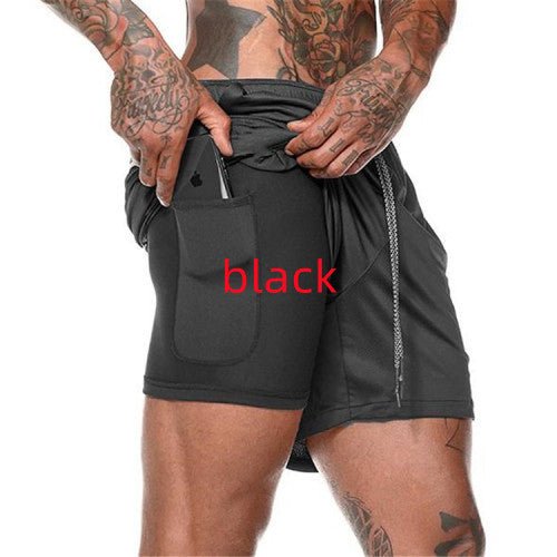 Men's Pocket Compression Shorts - SunneySteveMen's Pocket Compression ShortsMen's clothingSunneySteveSunneySteveCJNSXZDK00402-Black-S