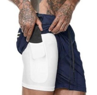 Men's Pocket Compression Shorts - SunneySteveMen's Pocket Compression ShortsMen's clothingSunneySteveSunneySteveCJNSXZDK00402-Navy Blue-2XL